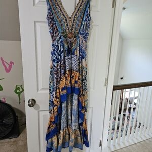 Boston Proper High Low Dress M/L